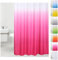 Sanilo Duschvorhang, viele einfarbige Duschvorhänge zur Auswahl, hochwertige Qualität, inkl. 12 Ringe, wasserdicht, Anti-Schimmel-Effekt (180 x 180 cm, Pink)