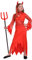 Diavoletta Red Devil Girl costume bambina (Taglia 5-7 anni) con cerchietto e forcone