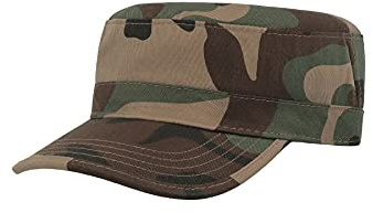 ATLANTIS Tank – Kappe mit Visier Modell Military – Erwachsene/Unisex