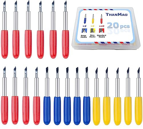 THANMAO Pcs Replacement Blades For Cricut Explore Air 2 Vinyl Cutting Machines – Cutting Blades For Cricut 20
