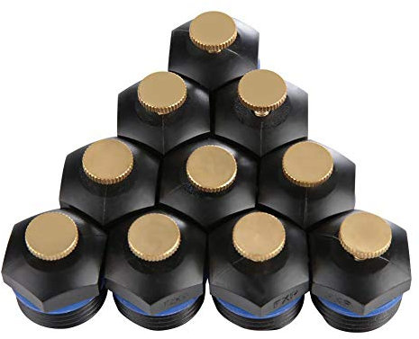 Atyhao Lot de 10 Buses d'arrosage r¨¦glables pour Gazon 1,27 cm DN15