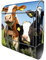 banjado® Design Briefkasten personalisiert Kühe 38,5x46,5x13cm & 2 Schlüssel - Briefkasten Stahl Silber Zeitungsfach pulverbeschichtet - Postkasten A4 Einwurf inkl. Montagematerial