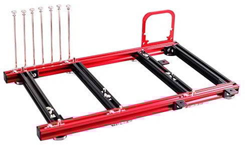 ATX Computer Open Air Case Bracket Aluminum DIY Bare Frame Support Graphics Card,PC Open Frame Test Bench,ATX Mini Computer Case DIY Mod Base Stand