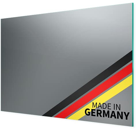 Spiegel ID Cristal: KRISTALLSPIEGEL 20x30 cm (Breite x Höhe) - nach Wunsch anpassen - Made in Germany - Badspiegel ohne Beleuchtung rahmenloser Spiegel