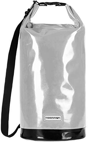 anndorabag Seesack grau Top Roll, absolut wasserdicht von innen und außen verschweißte Nähte
