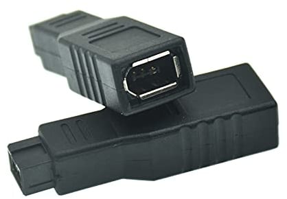Adaptateur IEEE 1394 type FireWire 400 vers 800 6 broches femelle vers connecteur mâle 9 broches FW 800 (6 broches vers 9 broches)