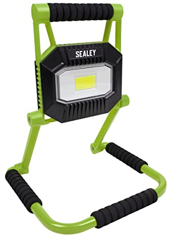 Sealey FL20W COB-LED-Flutlicht, wiederaufladbar, tragbar, 20 W, flach zusammenfaltbar