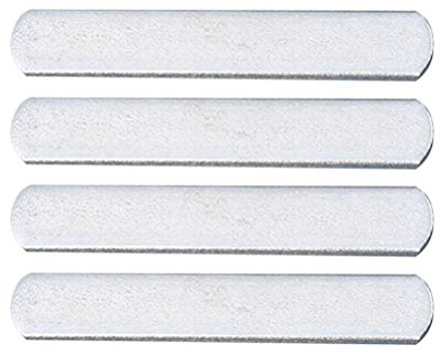 8pcs Stainless Steel Plates for Weighted Weight Strength Training Plates for Fitness Exercise Thin Steel Stainless Adjustable Plates Silver