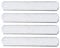 8pcs Stainless Steel Plates for Weighted Weight Strength Training Plates for Fitness Exercise Thin Steel Stainless Adjustable Plates Silver