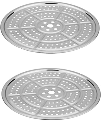 Liummrcy Pressure Cooker Canner Rack, Stainless Steel Canning Rack Steaming Tray for Pressure Canner Cooking Toast Baking 2PCS 28cm Canner Rack, Pressure Cooker Canner Rack, Round Canner Rack