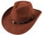 Geebuzz Men Women Cowboy Cowgirl Hat Classic Wide Brim Western Pinch Front Cowboy Hat with Belt (A-Coffee)