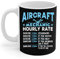 Kaffeebecher Flugzeugmechaniker Stundensatz Aviation Maintenance Fun Tassendruck Mehrfarbig Kaffeetasse Für Kaffee Tee Kollegin 330Ml