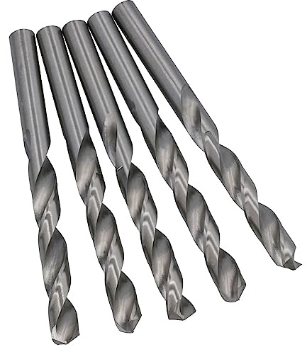 Brocas métricas HSS-G de 8 mm para taladrar metal, hierro, madera, plásticos, 5 unidades