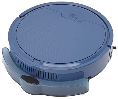 Robot Aspirateur, 2000Pa Aspiration 3 en 1 Robot Aspirateur sans Fil avec Cordon d'alimentation pour la Maison (Bleu)