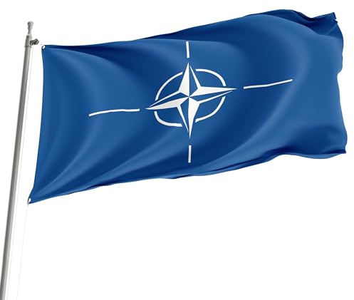 NATO – 150 cm x 90 cm Militär-Armee-Flagge, Marine, Festival, Event