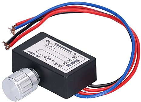 Contrôleur De Vitesse De Moteur à Courant Continu, Interrupteur De Vitesse électronique, Régulateur De Variateur, Régulateur De Vitesse De Moteur 12 V CC Pour Ventilateur De Camion De Vo