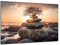 DARO Design - Wand-Bild 6mm HDF 84x56 cm Stein auf Stein Sonnenuntergang - Wand-Deko Bilder Wohnzimmer