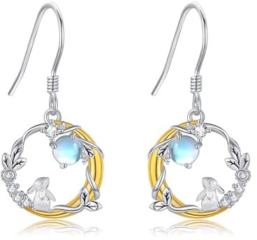 Hase Ohrringe 925 Sterling Silber Kaninchen Ohrhänger Hase Schmuck Geschenk Für Damen