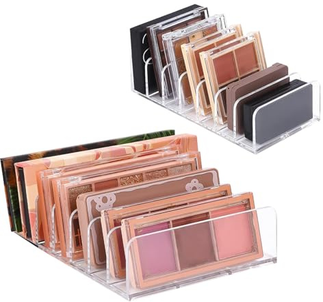 Furforstk Schminktisch Organizer 2 Stück Mit 7 Fächern - Makeup Und Kosmetik Organizer Schublade für Schlafzimmer, Waschtisch, Schminktisch, Schrank