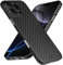 X-level for iPhone 16 Pro Case, Compatible with MagSafe, Ultra Thin and Light Carbon Fiber Texture Printing Phone Case Slim Anti-Scratch Cover for iPhone 16 Pro - Black