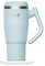 ECOROOTS Rocket – Bouteille Isotherme Sport 940 ml – Gourde en Acier Inoxydable – Eau Glacée +24h – Thermos avec Anse Rotative et Paille – Sans BPA – Athleisure – Compatible Lave-Vaisselle (BLEU AQUA)