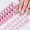 Calkkrer Pack of 150 Nail Tips, Full Cover, Matte Nail Tips, White French Press On Nails, Nail Extension Nails for Gluing, Nail Tips Set for Nails (Pastel Purple)