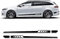 bairuibin Auto Dekoration Aufkleber für Ford Mondeo MK3 MK4 MK5 Fusion,Autoaufkleber Tuning für Karosserie,Motorhaube Aufkleber für Auto Styling,individuelles Design für Ihr Auto,A-Black