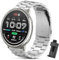 ENCorrea Metal Correa Compatible con Amazfit Active 2/Active/GTS/GTS 2/Garmn Vivoactive 5, Pulsera de Repuesto de Acero Inoxidable para Amazfit Active 2.(No Host) (Plata)