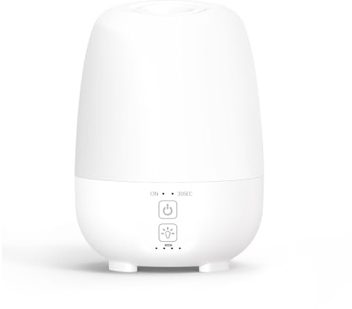 SEEDSEEL 150ML Cordless Essential Oil Diffuser, Built-in Rechargeable Battery, 7-Hour Runtime, 7 LED Color Changing Lights