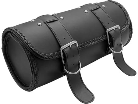 Motorrad Satteltaschen Kompatibel Mit Ducati Für Diavel, 1 Stück, Motorradgabel-Werkzeugtasche, Satteltasche, Aufbewahrungstasche, Lenkertasche, Gepäcktaschen, Aufbewahrungstasche Vorne(Black)