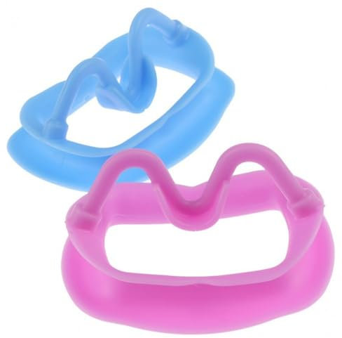 Keuyeo Dental Retractor 2 Stücke Weiche Silikon Intraorale Lippen Wangen Retractor Mund Opener Wiederverwendbare Dental Kieferorthopädische Wangen Retractor