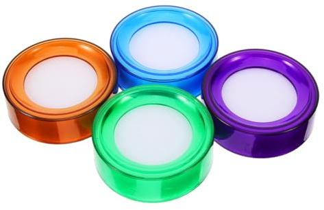 MOTHNUR Humedecedor de Dedos para Contar Dinero 4 Unidades Esponjas para Mojar Yema del Dedo Escritorio Oficina Accesorios para Manejo Preciso y Control del Papel