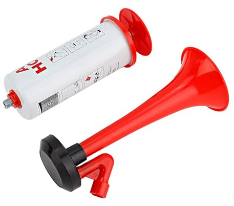 Handheld Air Horn Pump, Lautes Signalgerät aus Aluminium und ABS, Leicht und Robust - Starker Pumpmechanismus, Ideal für Sicherheits - und Sportveranstaltungen