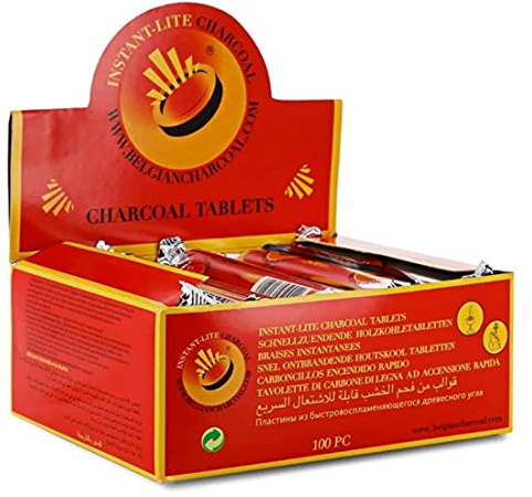 Boîte de 10 rouleaux de 10 charbons ardents