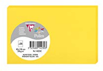 Clairefontaine 1423C Packung (mit 25 Karten Pollen, 82 x 128mm) 210g, Sonne