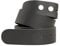 shenky Wechselgürtel ohne Schnalle Leder | 4cm Breite | Bundweite 95cm | Gürtel für Gürtelschnalle | Ledergürtel zum Wechseln | Herrengürtel | Echtleder | Damen | Schwarz | Länge 105cm