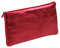 Clairefontaine 8714C Schlampermäppchen flach (mit Perlmutt-Effekt, 22x11 cm) 1 Stück rot