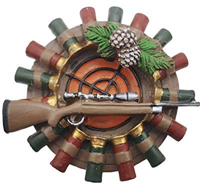 3D Gewehr Schießstand Kühlschrankmagnet Tourist Travel Souvenirs Handgemachte Harz Handwerk, Ziel Kühlschrankmagnet Sammlung Geschenk Magnetische Aufkleber Home Küche Dekoration