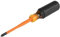 Klein Tools 6934INS 1000V Slim Tip Insulated Screwdriver, 4-Inch Round Shank, 2 Phillips Tip, Cushion Grip Handle