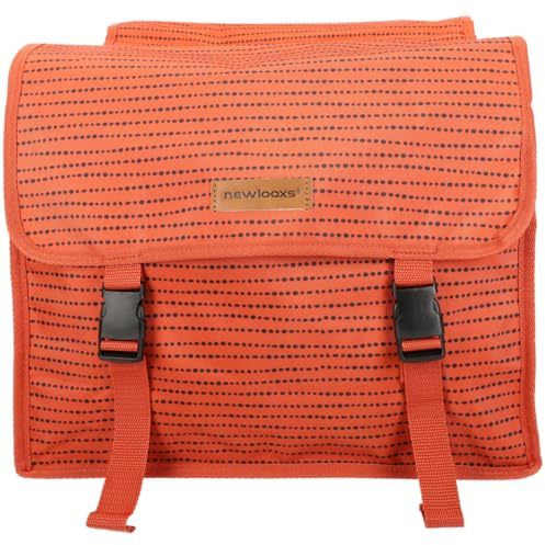 New Looxs Fiori Double Dubbele Fietstas, Nomi Red, 30 Liter