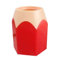 Yicare Pot à Crayons Créatif - Rangement pour Pinceaux de Maquillage - Rouge