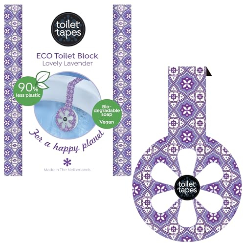 Toilet Tapes - Selbstklebender WC-Duftspüler - Bis zu 220 Spülungen - 90% weniger Plastik - 9 Düfte zur Auswahl - Organisch und nachhaltig - Lovely Lavender, 1