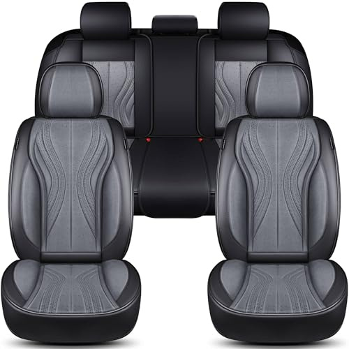 Schonbezüge Sitzbezüge Komplettset für VW Passat Bj 2005-10 in Schwarz/Grau FM1
