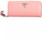 GUESS Laurel SLG Large Zip Around, Borsa Donna, Pink, L