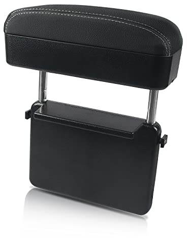 BIBIBO Support de coude pour Voiture, siège de Voiture, Dossier Central Universel, Organiseur de Voiture pour sièges de Voiture, Organiseur de Console Centrale en Cuir synthétique pour accoudoirs