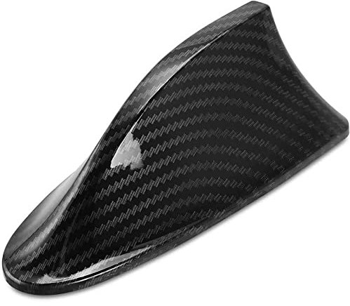 NEJIYA Voiture Antenne Aileron De Requin pour Mini Cooper R56, Antenne de Voiture AM/FM, Radio Signal Base éTanche Antenne Radio Accessoires,S04/Carbon Fiber