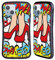 Head Case Designs Stiletto Rosso Pop Art Cover Ibrida Compatibile con Apple iPhone 14
