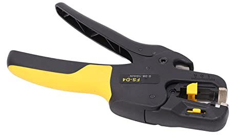 Wire Stripper Cutter Wire Stripping Tool, 0.08 to 10mm² Automatic Wire Stripping Range Adjustable Wire Stripping Pliers for Single Multi Strand Wire