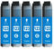 5 XL Druckerpatronen kompatibel zu LC-123 C Cyan für Brother MFC-J470DW MFC-J870DW MFC-J4410DW MFC-J6720DW MFC-J6920DW DCP-J132W DCP-J152W DCP-J172W DCP-J552DW DCP-J752DW DCP-J4110DW