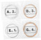 BESTonZON 8 Pack Mandolin Strings Acoustic Phosphor Strings for Mandolin Banjo Dulcimer Kit Parts